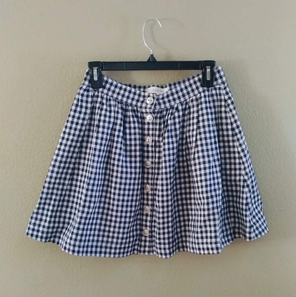 Gingham skirt